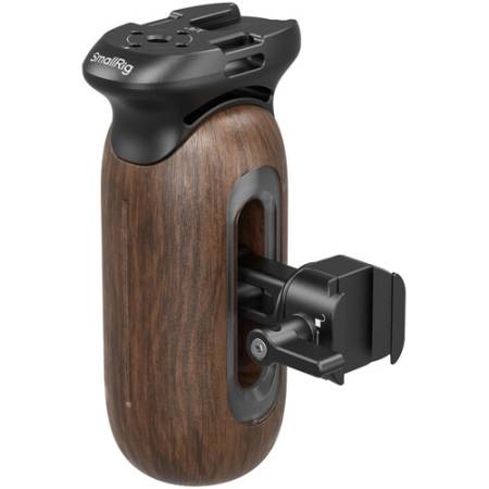 SmallRig 5239 - drewniany uchwyt boczny, zacisk NATO